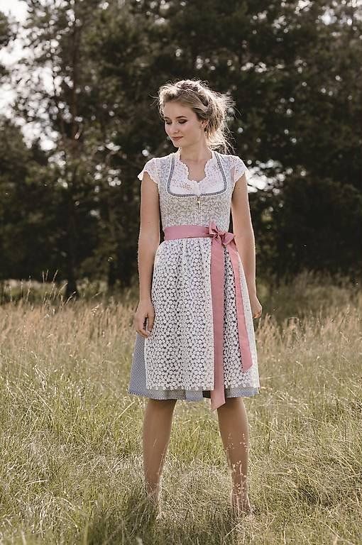 Krüger Kleider: Alpenfee Dirndl Gr. 34 mit Krüger Bluse – Gebraucht aus Zürich von holzhuesler
