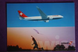 Karte SWISSAIR Airbus A 330- 223