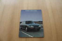 Citroën CX 2400 & 2500D Prospekt 1980 Französisch