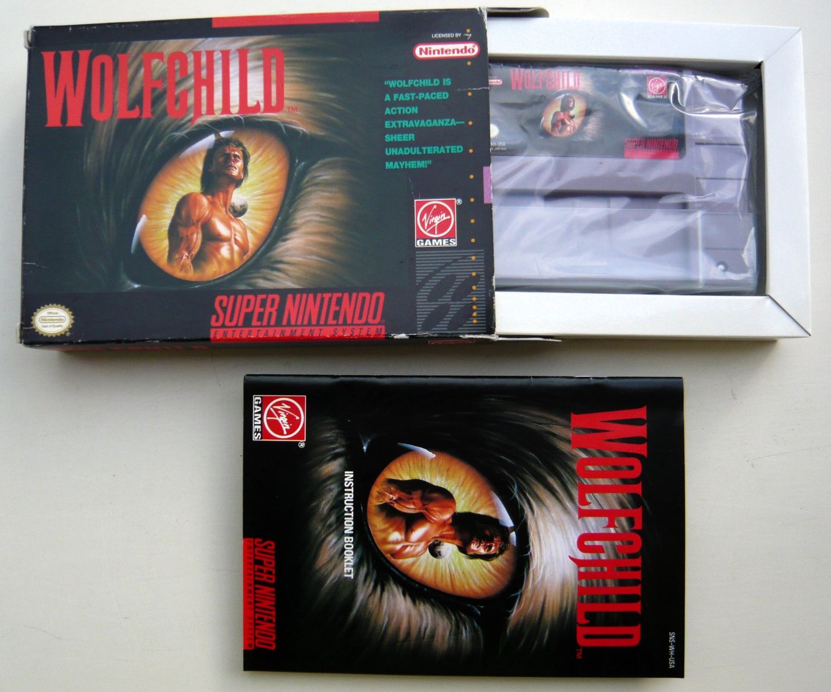 Nintendo Giochi: SNES:  Wolfchild – Usato da Onex venduto da Jaguar1986 1