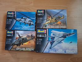 Revell Modellflugzeuge 1:100 Set 4tlg.