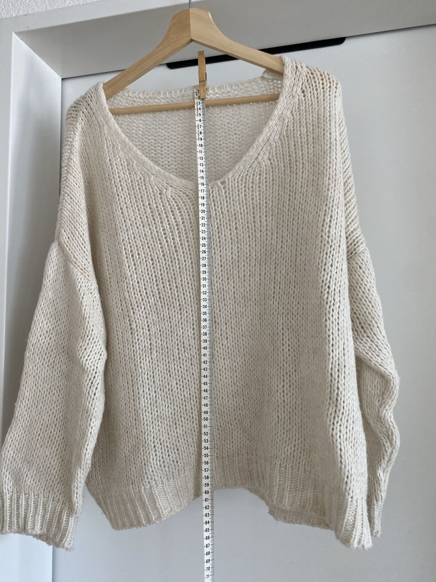 Pullover & Sweatshirts: Strickpullover beige grob gestrickt – Gebraucht aus Emmen von Linda-Bachmann 4