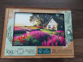 Milliwood Holz Puzzle XXL Heather Garden, 580 Teile NEU