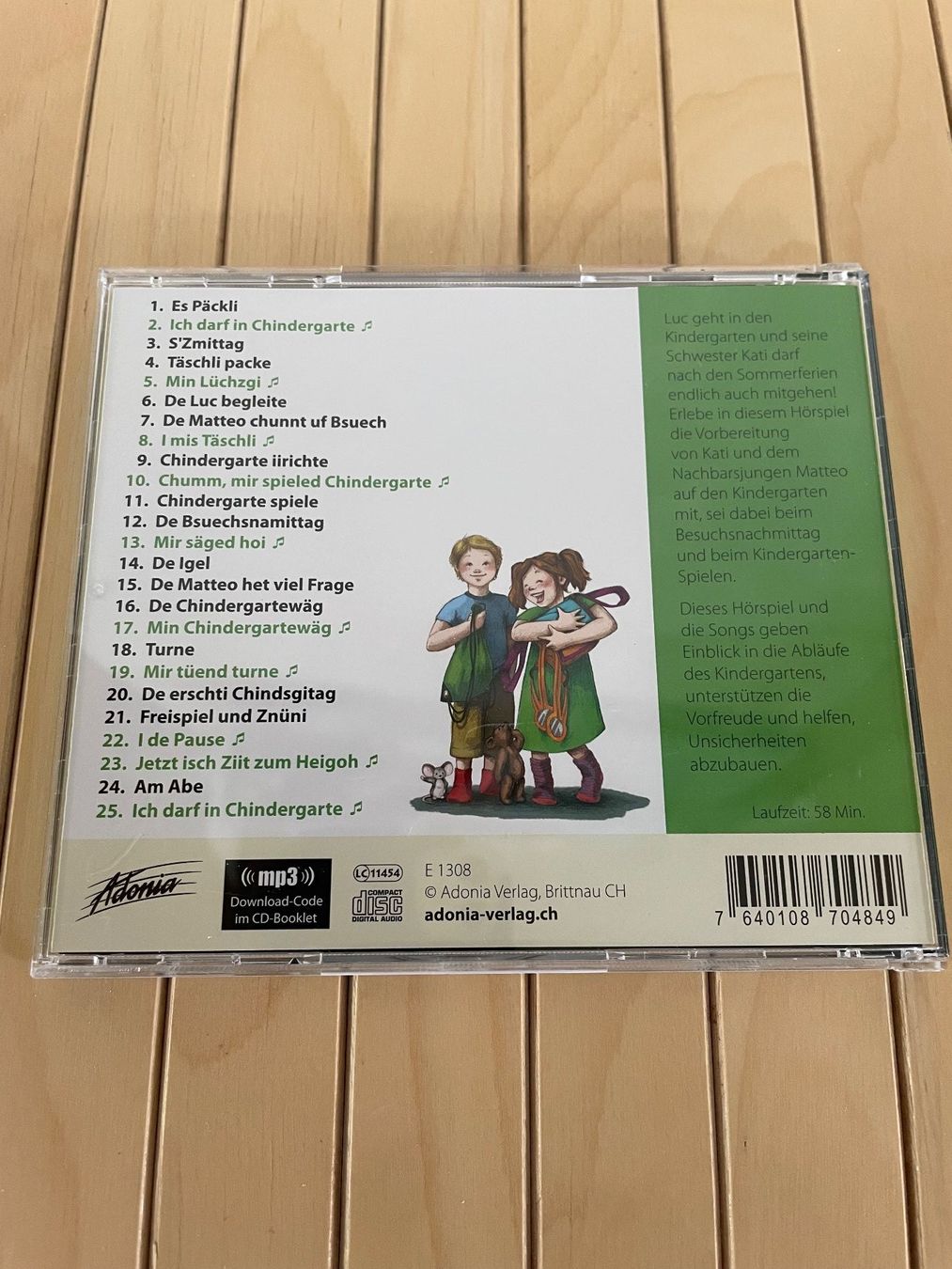 CD: 1 CD, Ich chume in Chindsgi – Usato da Cham venduto da 2eye 2