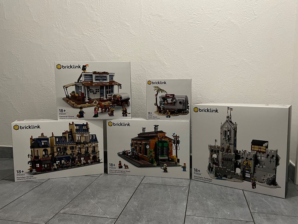 Lego Kit di costruzioni: Lego Bricklink BDP Series 1 neu/OVP 910029 910031 910033 – Nuovo e nell'imballaggio originale da Bubikon venduto da Zeldamike
