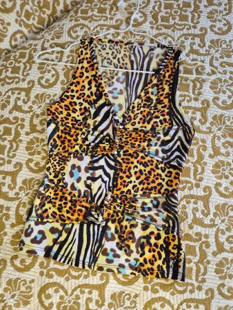Top mit Animal-Print