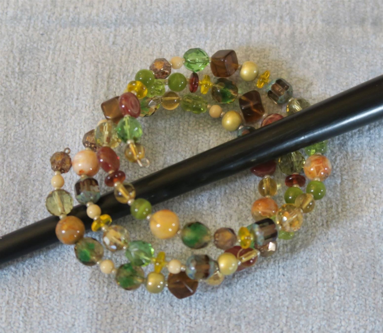 Armbänder & -reifen: Armband aus Naturstein/Glasperlen – Gebraucht aus Brittnau von marlenestone 2