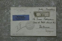 Reg. Flug Genf-Barcelona 23.IV.28, RF 28.2 a