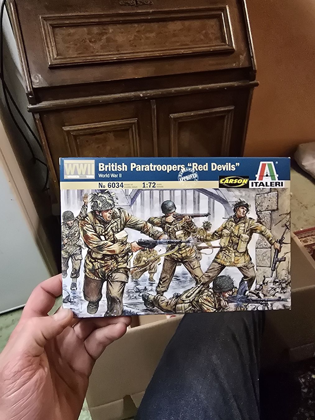 Statuette: Italeri WWII Britische Fallschirmjäger "Red Devils" 1:72 – Nuovo e nell'imballaggio originale da Rorschach venduto da TimelessTrading