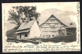 AK Stoss, Schlachtkapelle, 1900