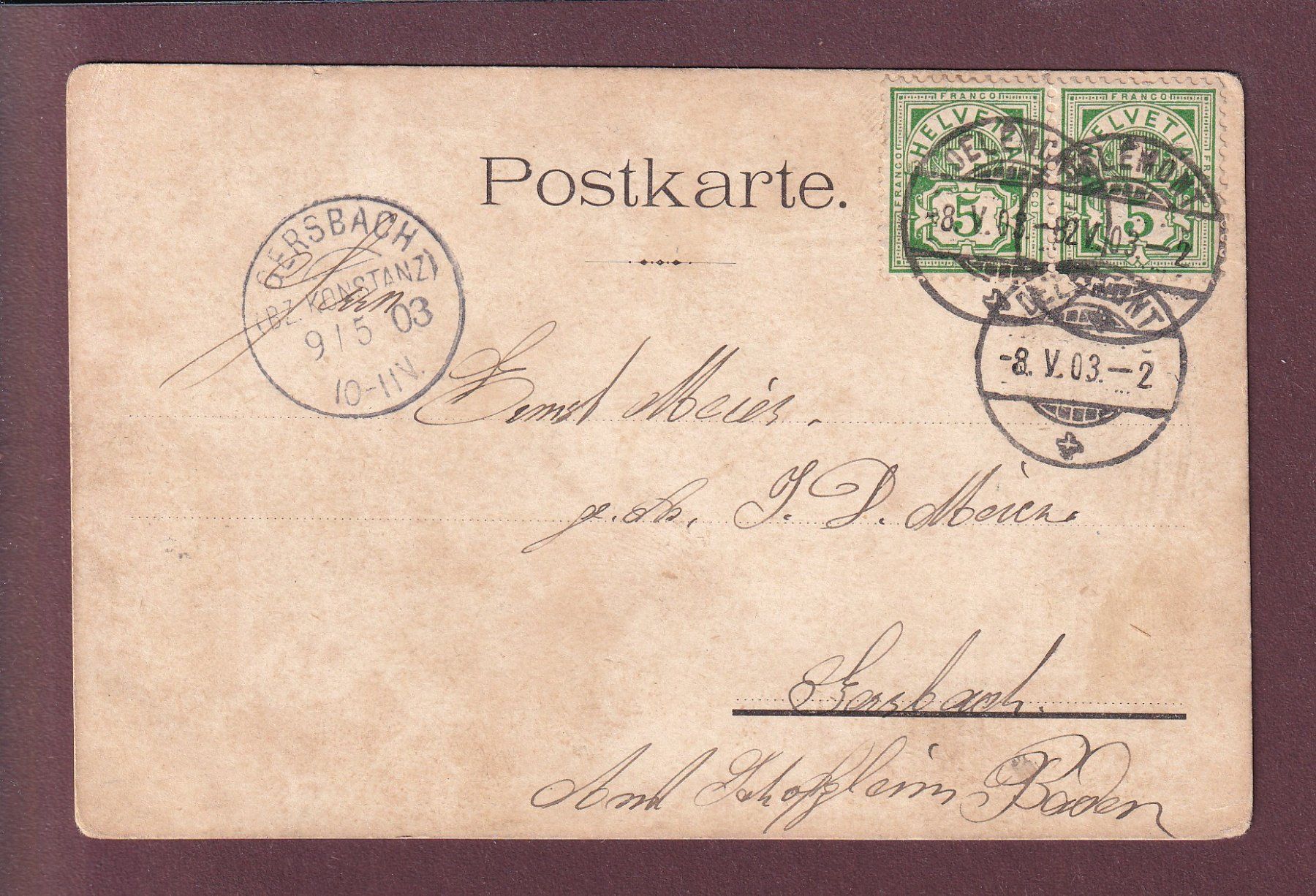 Cartes postales: LUZERN - Juxbrüder - 1903 – D'occasion à Pully par nicecards 1