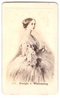 Fotografie Porträt Königin Olga von W