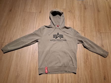Alpha Industries Hoodie olive XL