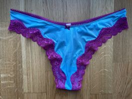 Victoria’s Secret Tease Lace Trim Thong M NEW
