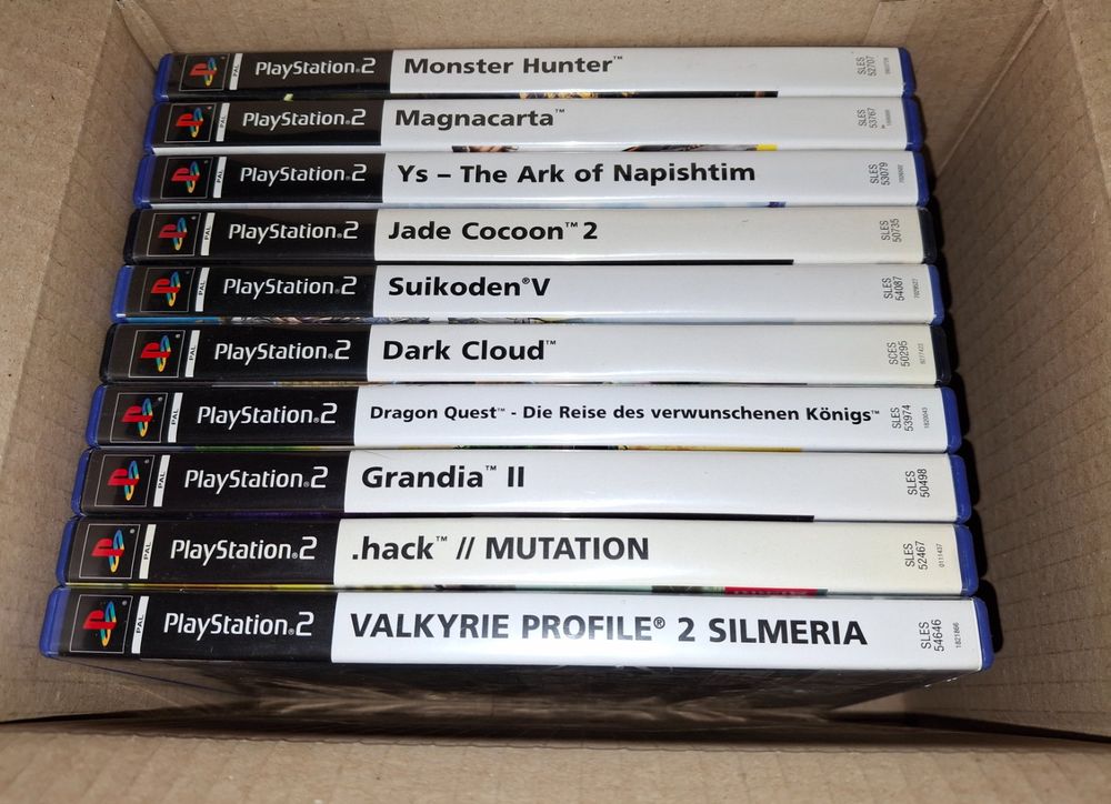 10 Playstation 2 Rollenspiele PS2 RPG Bundle alle komplett (Gebraucht ...