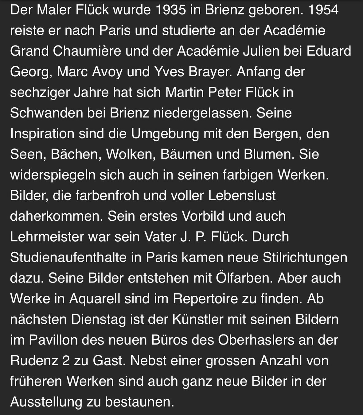 Dipinti: Flück Martin Peter 1935 – Usato da Grosshöchstetten venduto da Perle1951 6