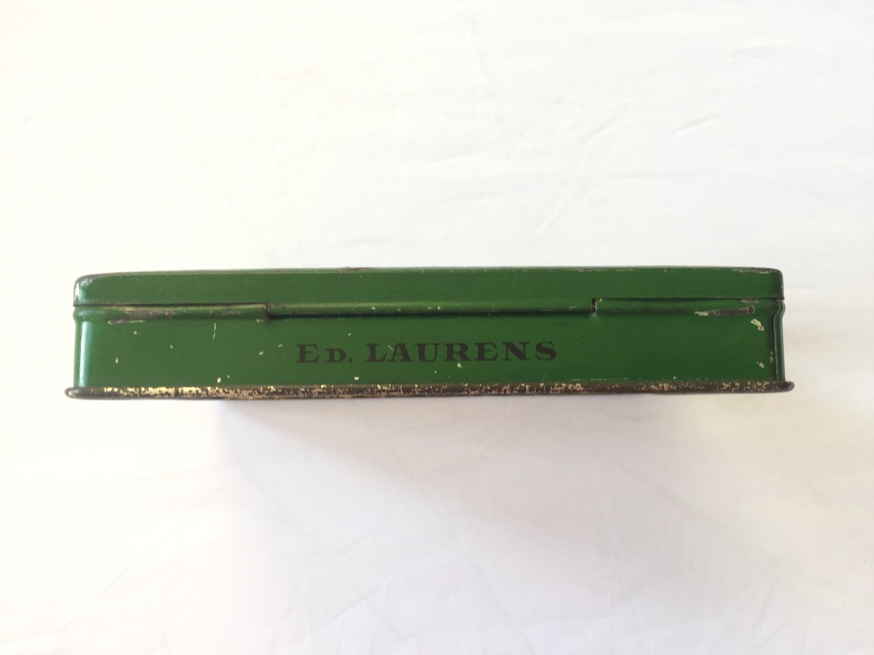 Barattoli: Ed Laurens Zigaretten Büchse Metalldose – Usato da Luzern venduto da woti-shop 4