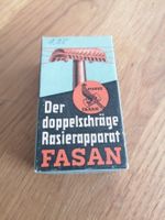 FASAN Doppelschräge Rasierapparat - Rarität OVP