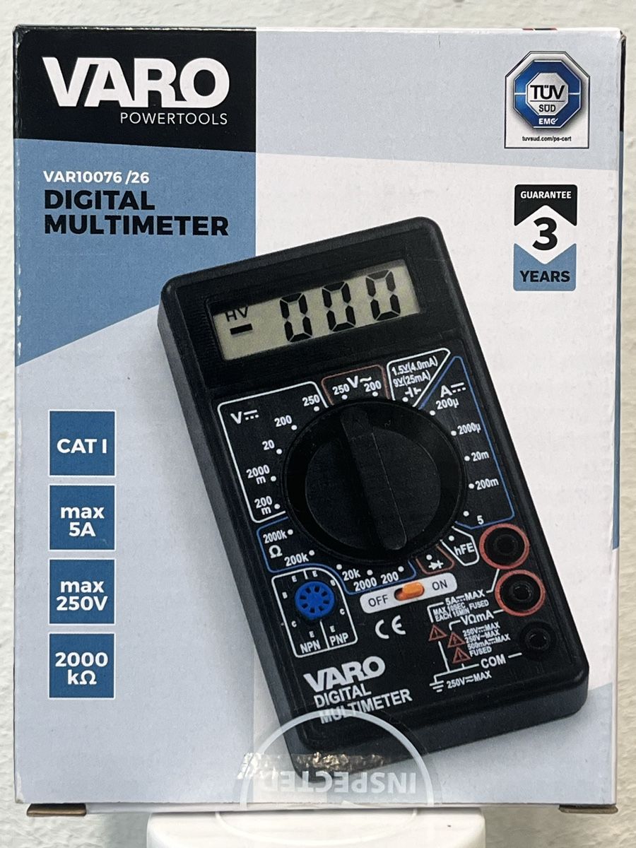 Misurare: Neues Digital Multimeter Ungeöffnet – Nuovo e nell'imballaggio originale da Illighausen venduto da remi