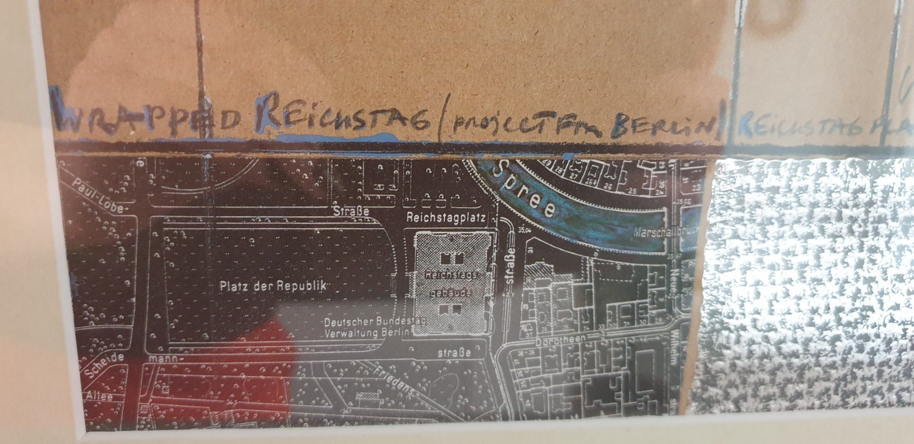 Poster & Bilder: Collage Wrapped Reichstag Berlin - Christo 1994 – Gebraucht aus Villigen von nottel 2