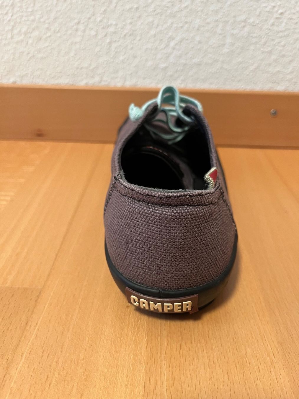 Camper Scarpe da donna: CAMPER Peu Cami - Tessuto/Canvas Marrone con Lacci Menta – Usato da Zürich venduto da Alette83 3