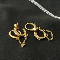 18KGP Zirkonia Kette Kreolen
