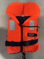 BESTO Orange Life Jacket Vest for Water Sports, Summer Fun! 