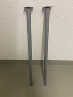 2 Stk. Tischbeine aus Metall (NEU)