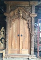 Tor Pforte Tür Portal Teak Holz Türen Haustür Bauelement