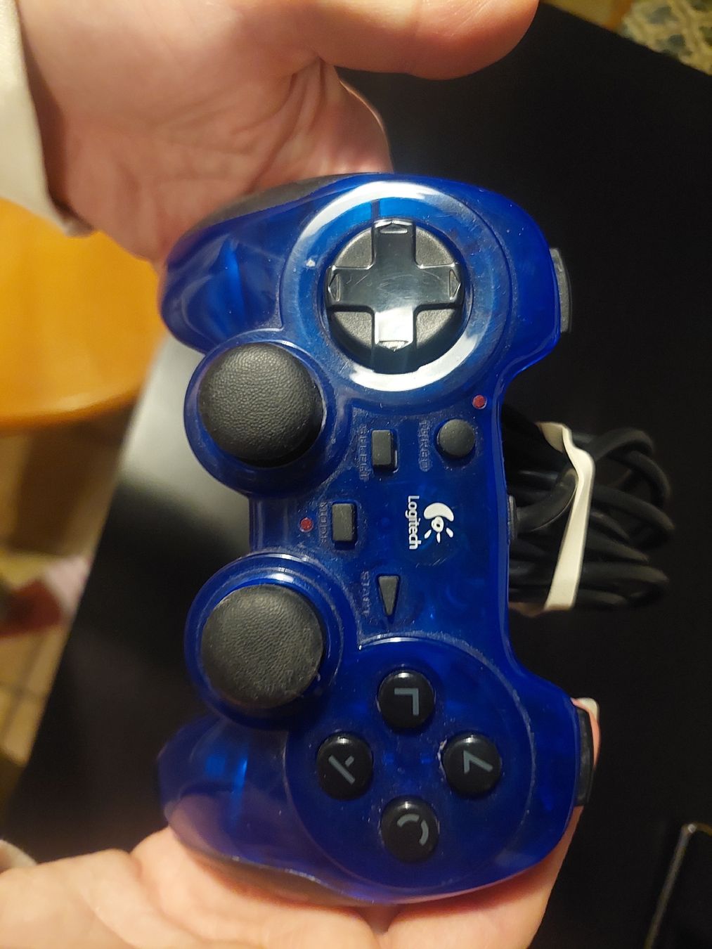 Logitech Controller: Playstation 2 - Manette Logitech WingMan Rumblepad – Usato da Martigny venduto da ValentinClosuit 3