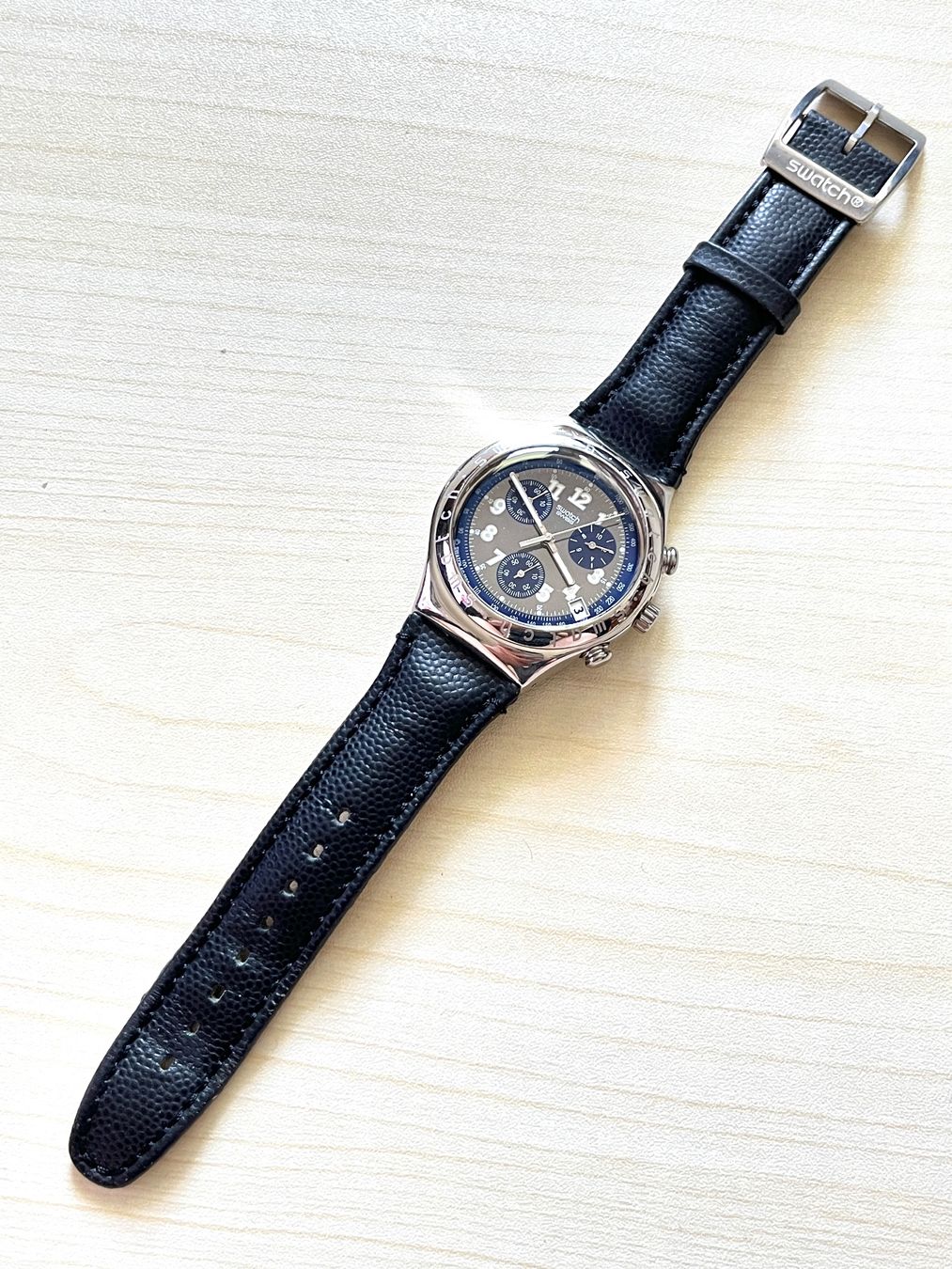 Swatch Orologi: Swatch Chronograph Uhr  mit schwarzem Led... – Usato da Grenchen venduto da chththl 1
