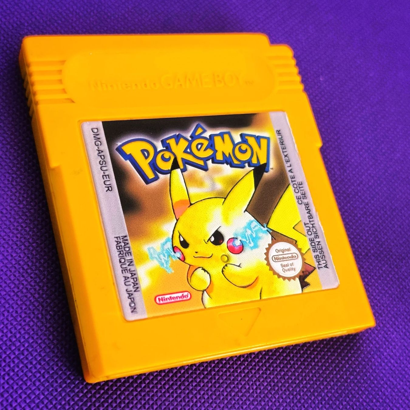 Pokémon Giochi: Pokemon Jaune french Original Cartridge, UV Printed 3D Label – Usato da Schüpfen venduto da RetroSteelix