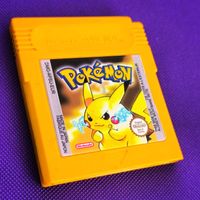 Pokemon Jaune french Original Cartridge, UV Printed 3D Label