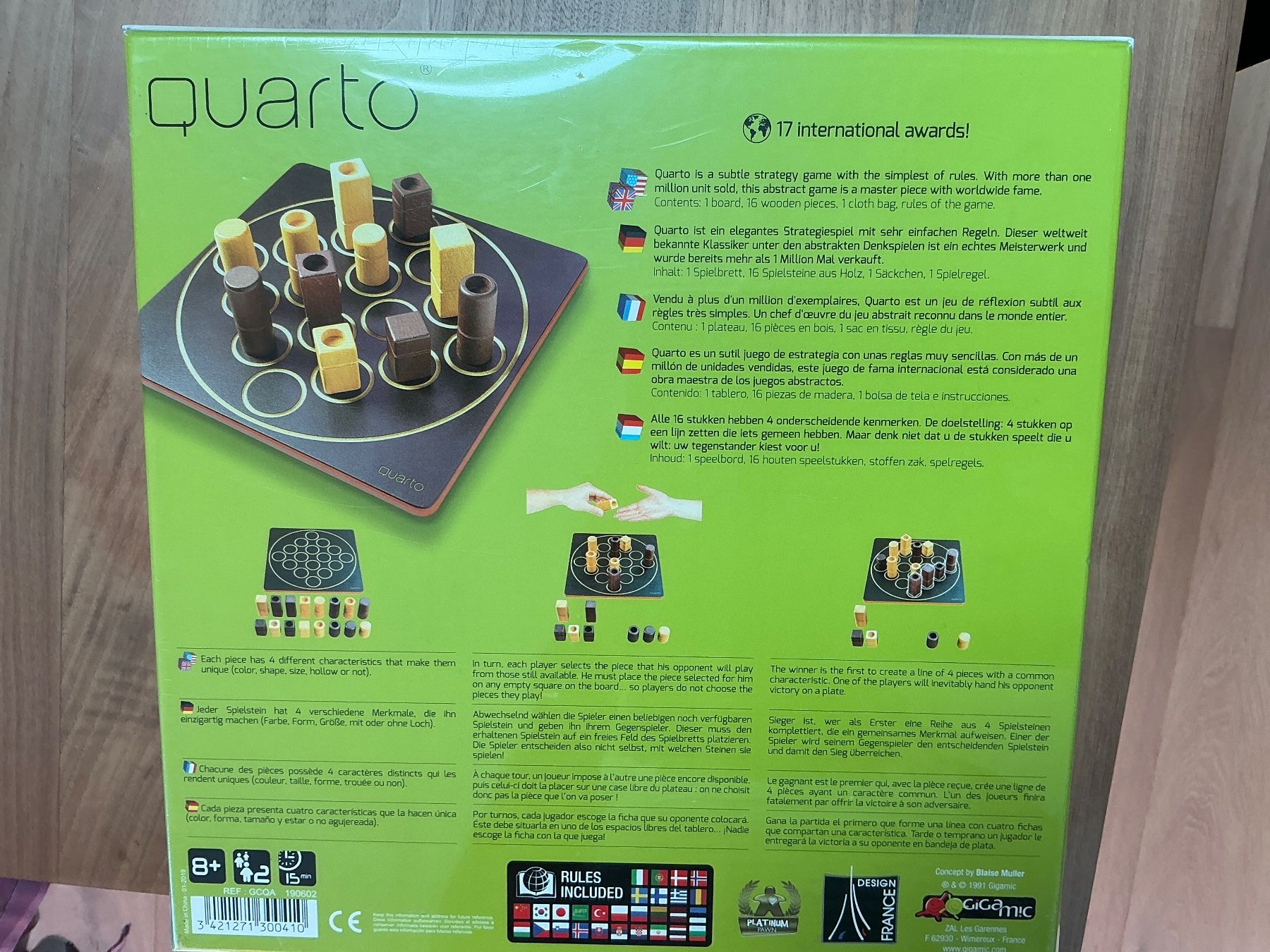Giochi: Quarto (Blaise Muller), ORIGINALVERPACKT – Nuovo e nell'imballaggio originale da Wettswil am Albis venduto da Autodelta 1