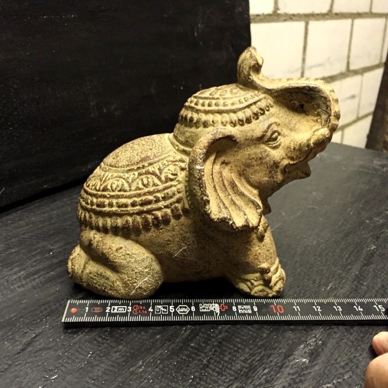 Figuren: Elephant Steinguss 13 x 13 x 7 cm – Neu (gemäss Beschreibung) aus Lenggenwil von Unique_ 3
