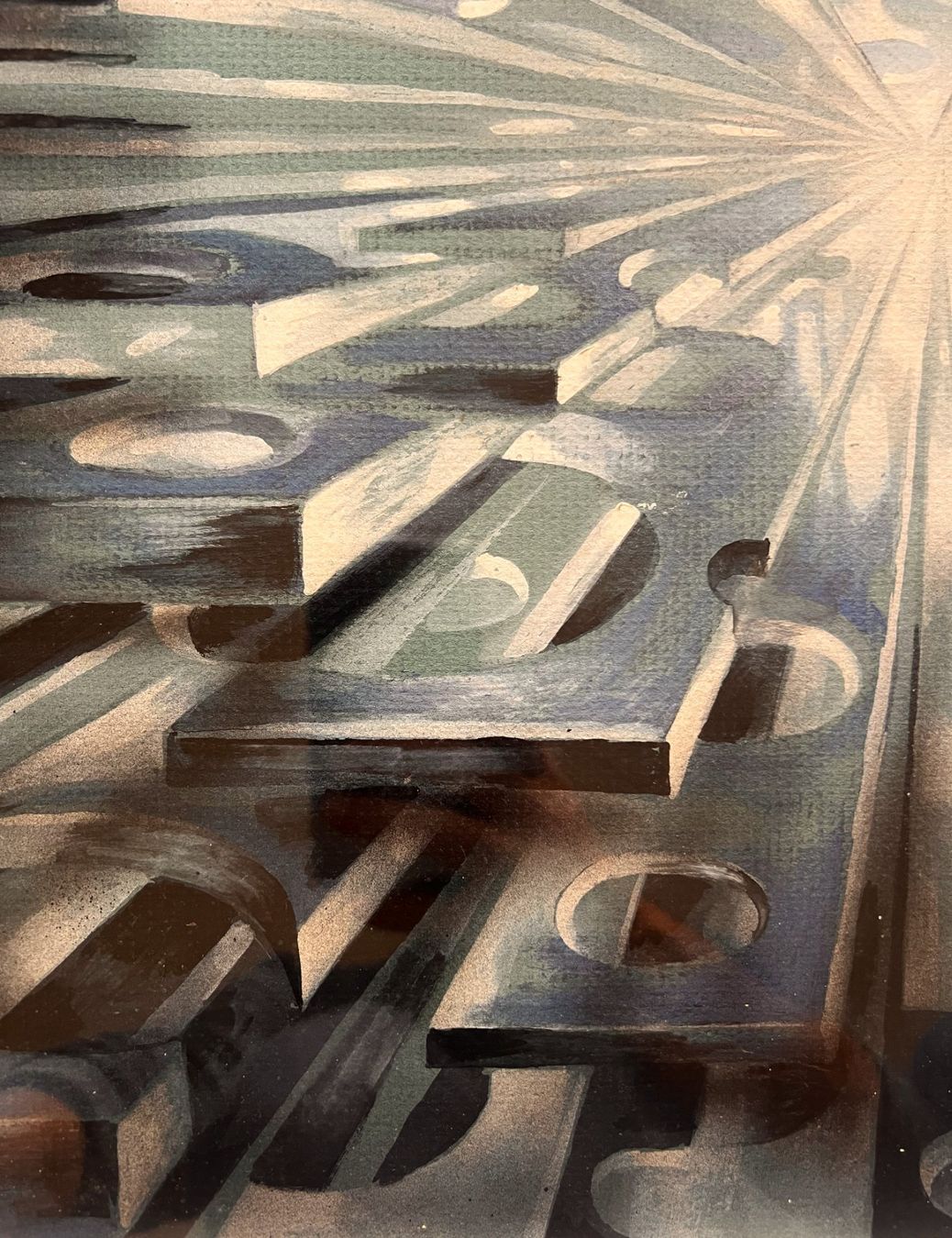 Gemälde: Carlo Rambaldi "Schöpfer von E.T" - Originalgemälde. 1983 – Gebraucht aus Ponte Tresa von 11GalleriaAlterEgo11 5