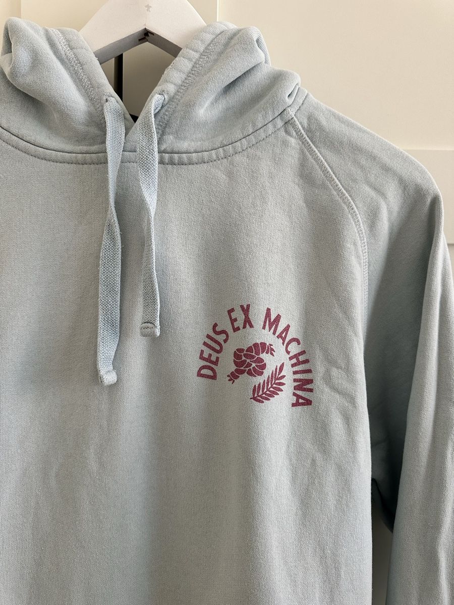 Pulls & Sweat-shirts: Deus Ex Machina Hoodie Hellblau Rosa Gr. M Unisex – D'occasion à Zürich par tmarina 3