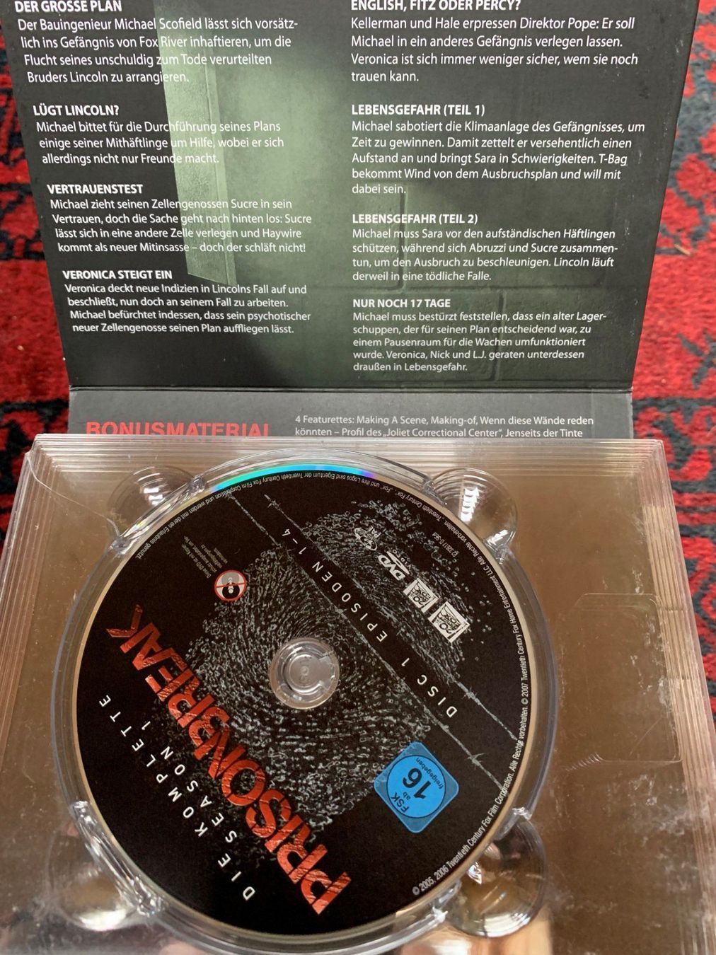 Alle DVDs: Komplettbox Serie Prison Break – Gebraucht aus Volketswil von zwitsch33 2