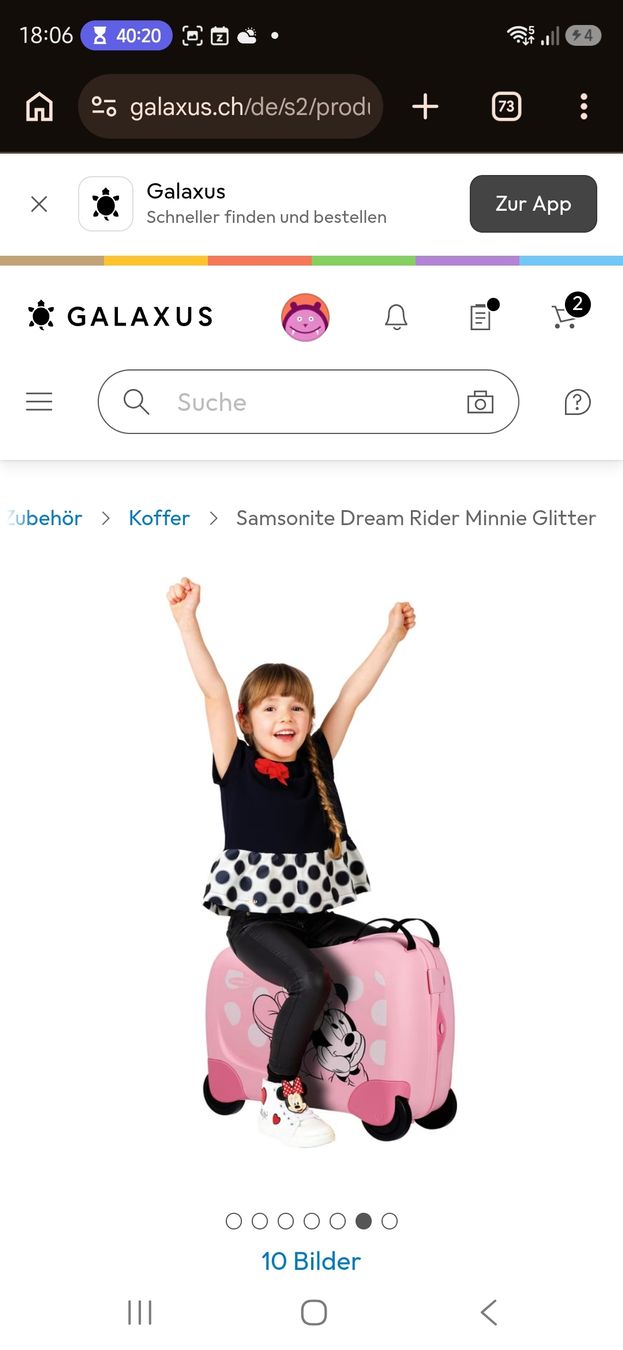 Samsonite Valigie: Samsonite Kinderkoffer Minnie Mouse – Usato da Steinmaur venduto da DS89 4