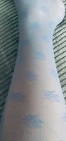 Strumpfhose Hudson GR. IV hellblau mit Muster