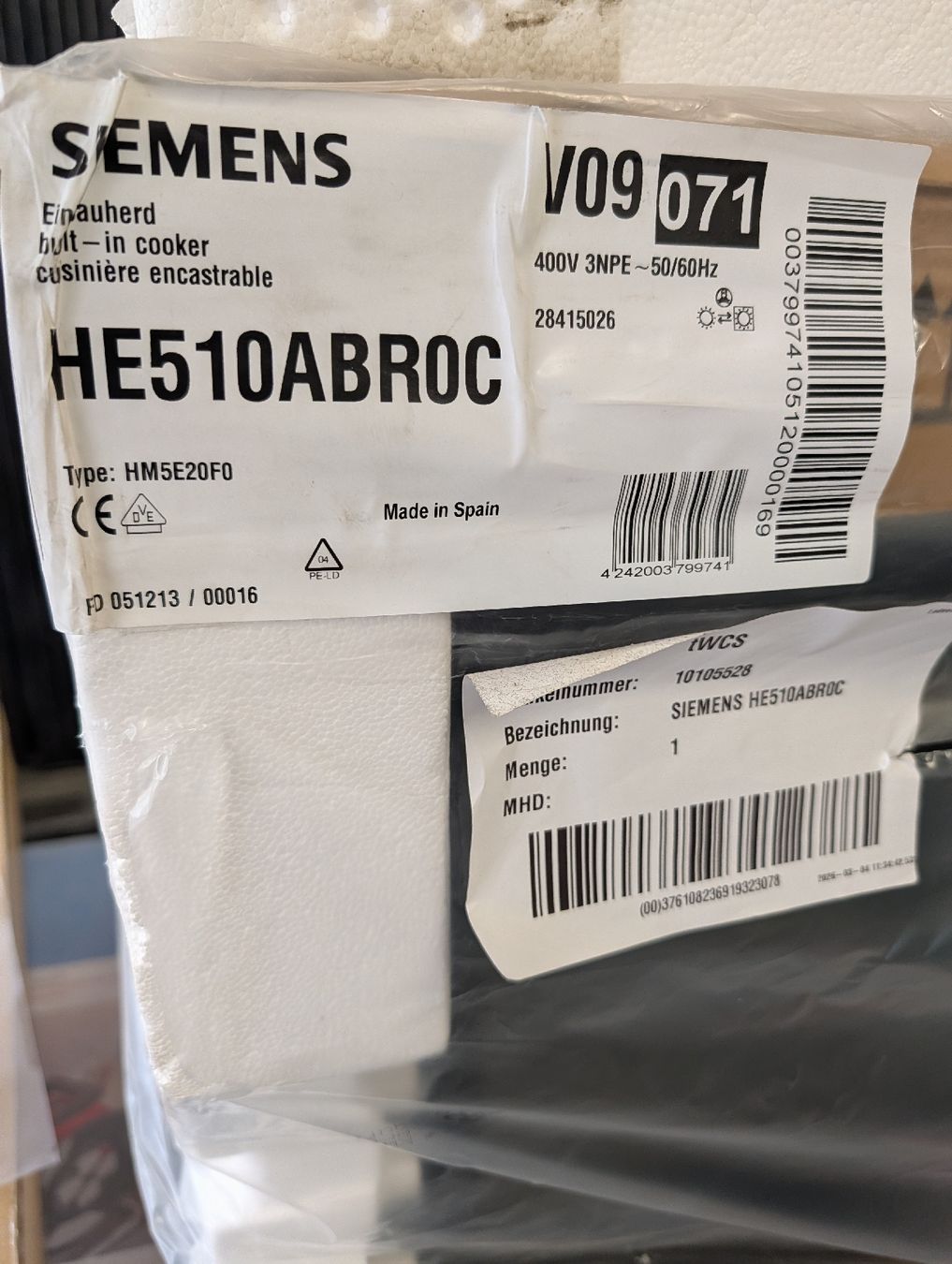 Elettrodomestici da cucina: Einbau Backofen Siemens – Nuovo e nell'imballaggio originale da Sitterdorf venduto da LtHug 2