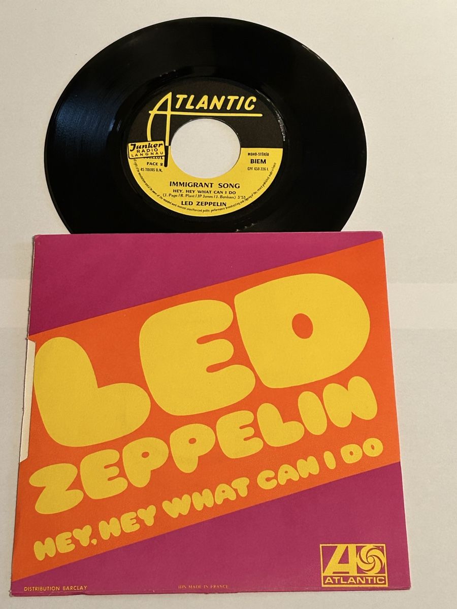Dischi in vinile: Led Zeppelin. 1970. Immigrant Song – Usato da Faulensee venduto da Mizuno06 1
