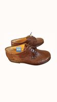 Halbschuhe elegante braune NEU LEDER 11
