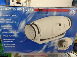 S&P TD-500/150-160 SILENT Schallgedämmter Rohrventilator NEU