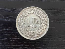 1 x 1 Franken Schweiz 1945 – zirkuliert