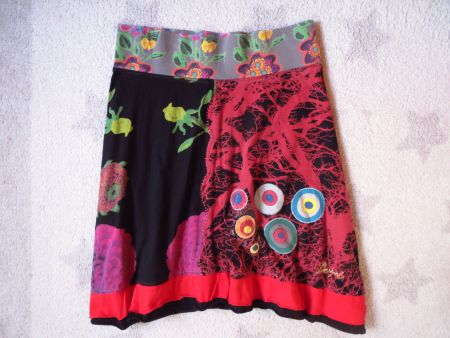 stylischer DESIGUAL Damen Rock / Jupe gr L
