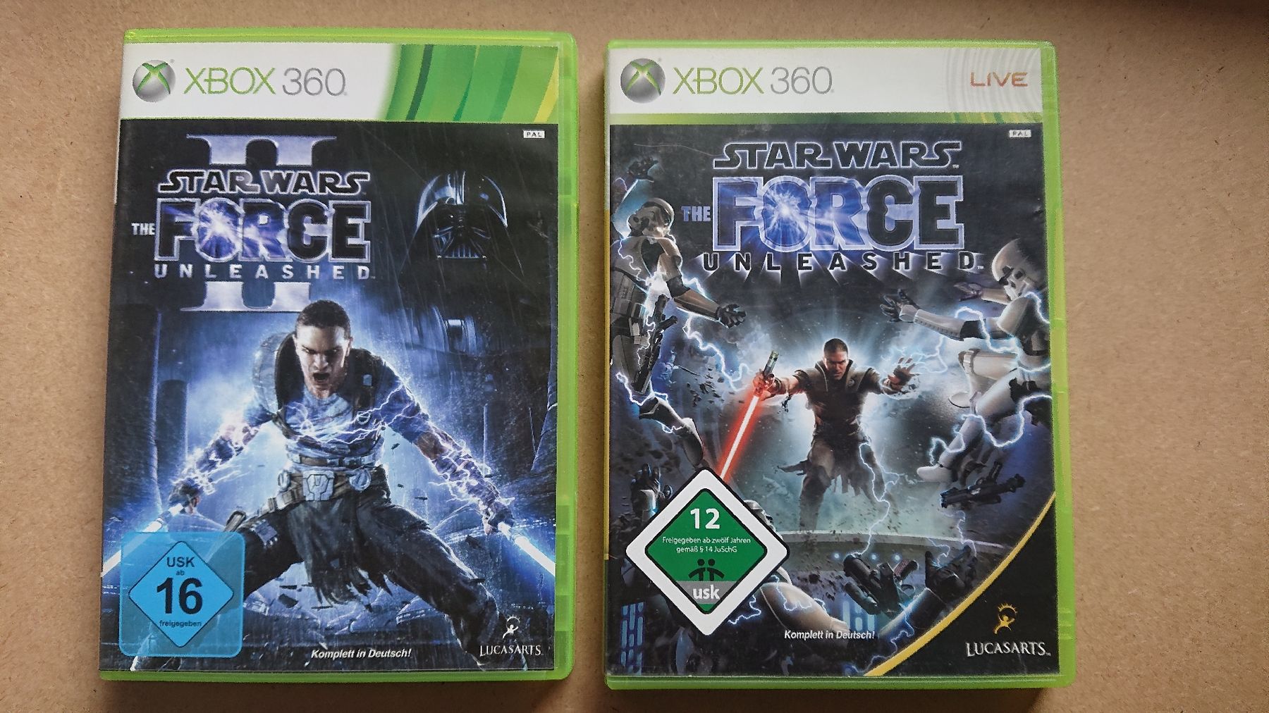 Giochi: Star Wars The Force Unleashed 1 & 2 Xbox 360 – Usato da Chur venduto da FreakofRarity