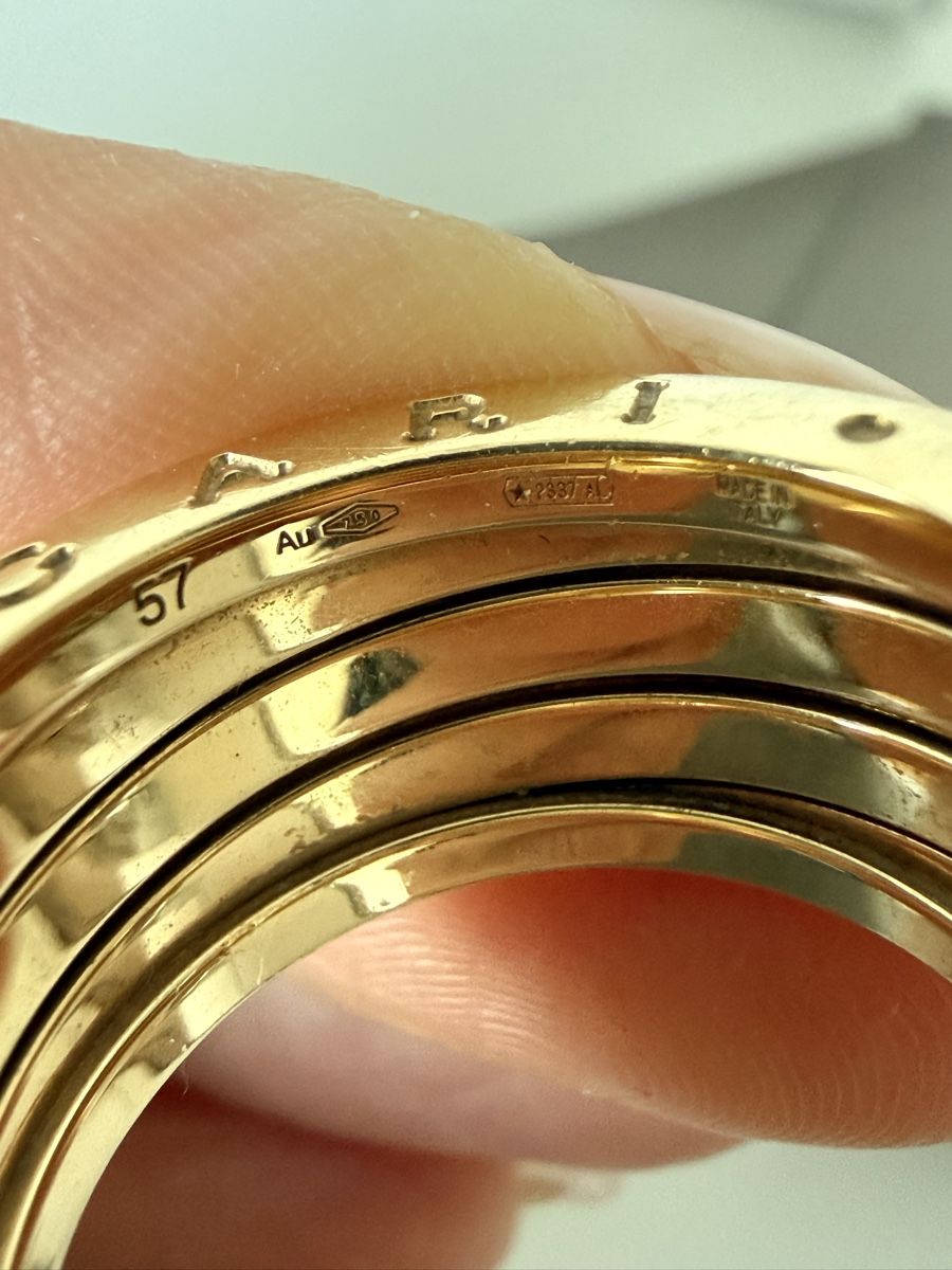 Bulgari Anelli: Original Bulgari B.zero1 Ring Gold Gr. 57 – Nuovo (secondo la descrizione) da Zürich venduto da and_v5kz 5