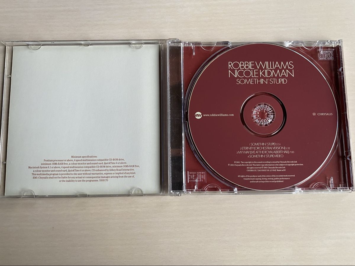 CD: Robbie Williams & Nicole Kidman CD – Usato da Oberried Brienz venduto da Chyara 2