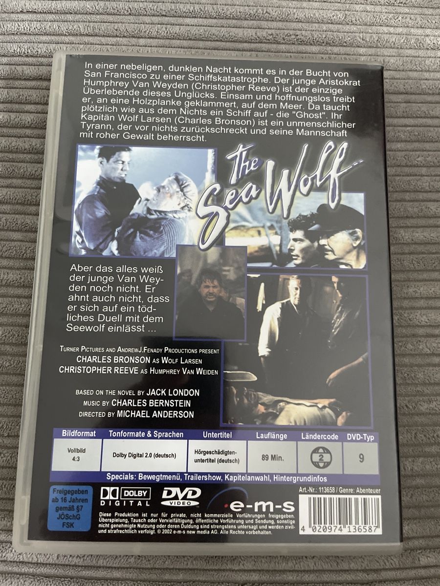 Tutti i DVDs: The Sea Wolf – Usato da Sargans venduto da Didis 1